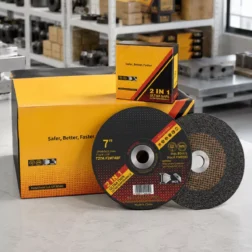 180mm double net grinding disc for edge dressing, burr removal and OEM abrasive supply